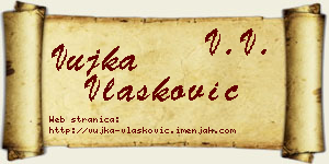 Vujka Vlašković vizit kartica